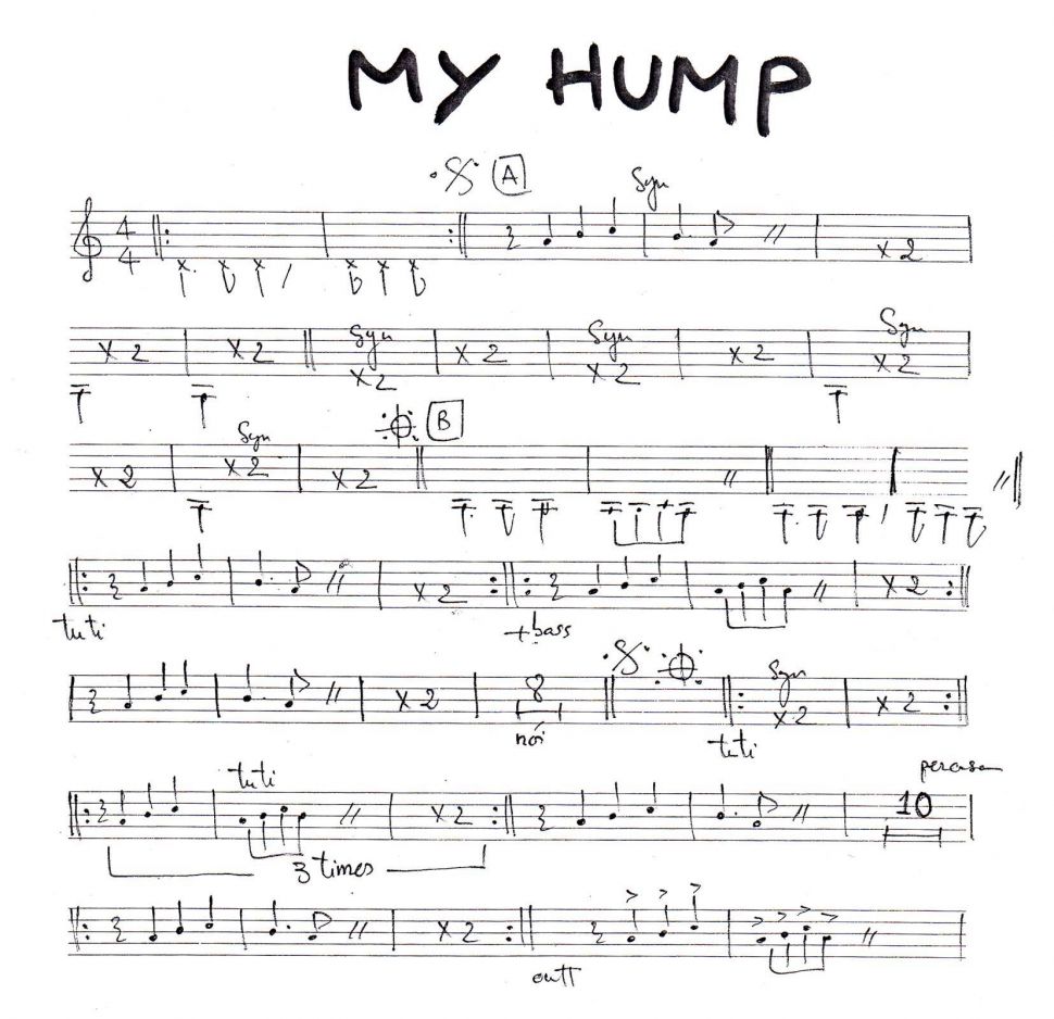 My Hump sheet