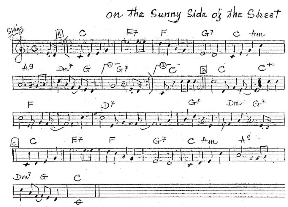 On The Sunny Side Of The sheet