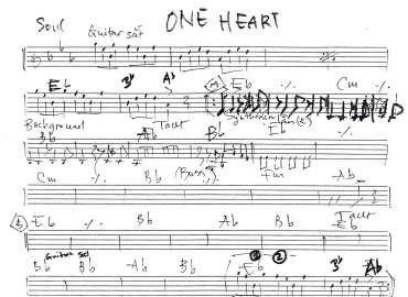 One Heart sheet