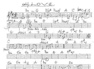 Only Love sheet