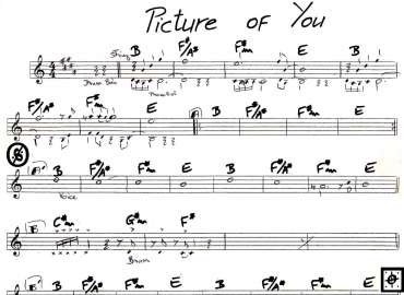 Picture Of You sheet