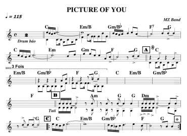 Picture Of You sheet