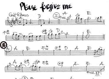 Please For Give Me sheet