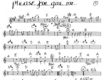 Please For Give Me sheet