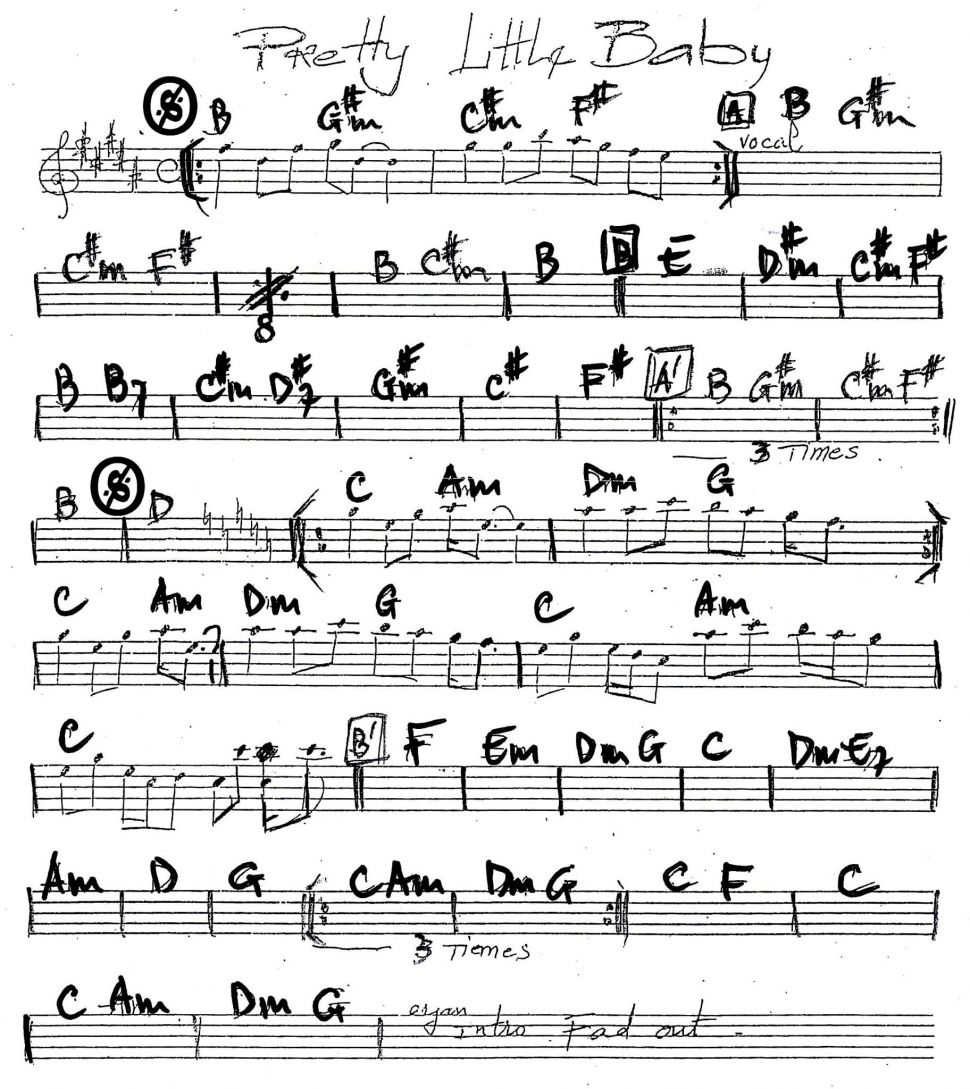 Pretty Little Baby sheet