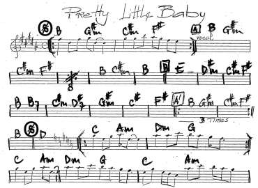 Pretty Little Baby sheet