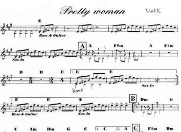Pretty Woman sheet