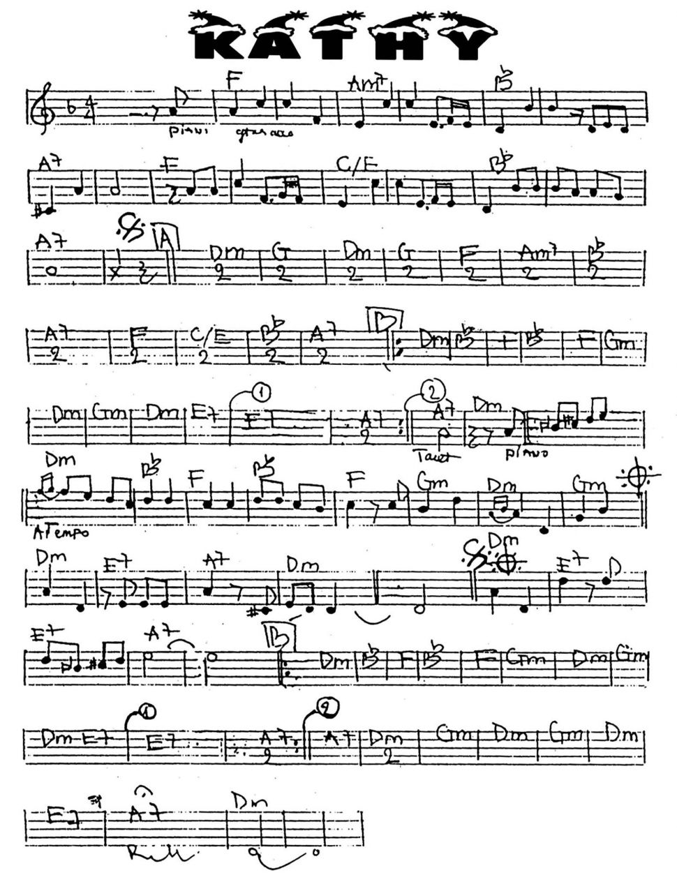 Kathy sheet