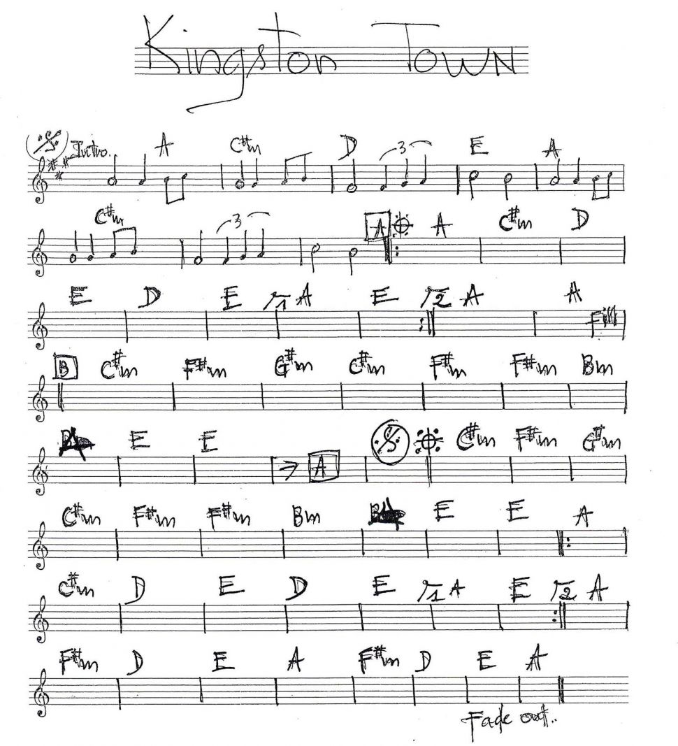 Kingston town sheet