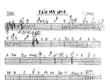 Pain My Love sheet