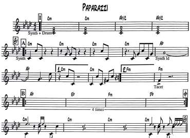 Paparazzi sheet