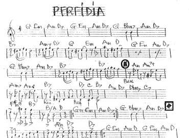 Perfidia sheet