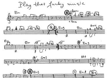 Play That Funky Music sheet