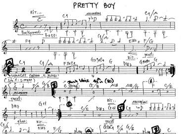 Pretty Boy sheet