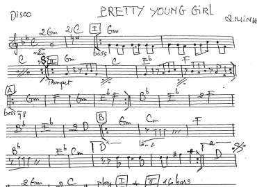 Pretty Young Girl sheet