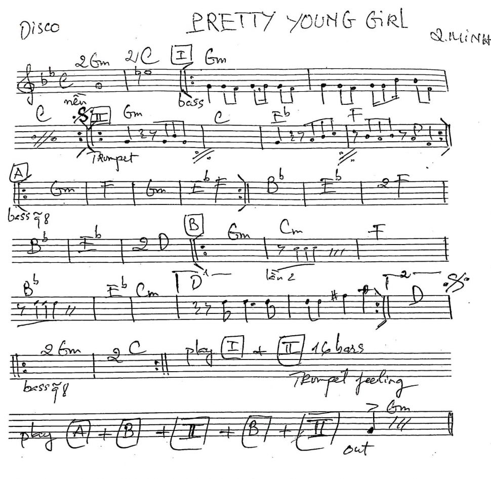 Pretty Young Girl sheet