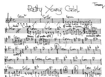 Pretty Young Girl sheet