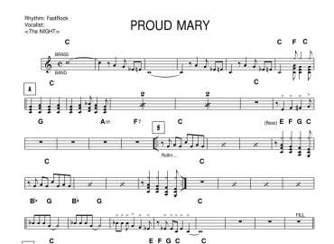 Proud Mary sheet