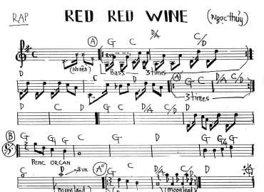 Red Red Wine sheet
