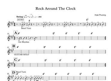 Rock Around The Clok sheet