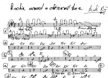 Rockin Around A Chrismast Tree sheet