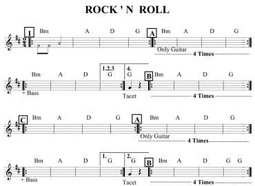 Rock'n Roll sheet