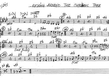 Rocring Around The Christmas Tree sheet