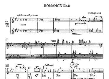 Romance sheet