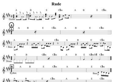 Rude sheet