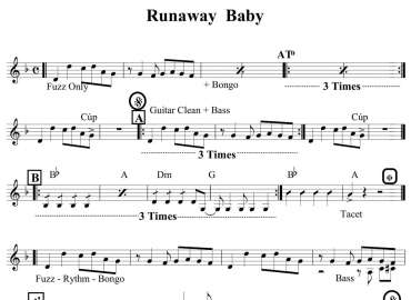 Run Away Baby sheet
