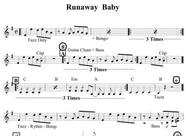 Run Away Baby sheet