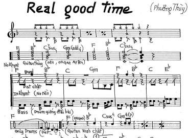 Real Good Time sheet