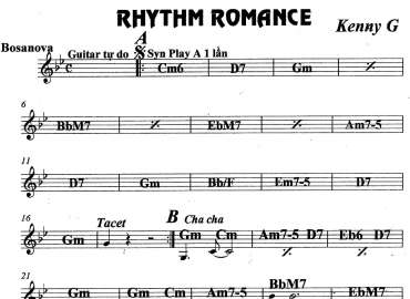 Rhythm Romance sheet