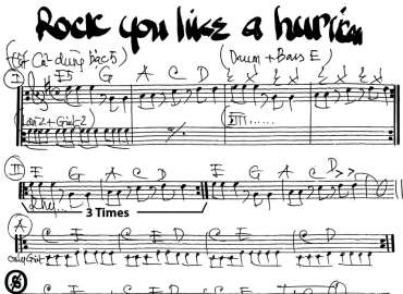 Rock You Like A Hurican sheet