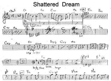 Shatterred Dream sheet