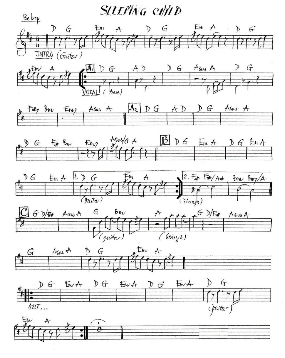 Sleeping Child sheet