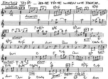 Some Time When Touch sheet