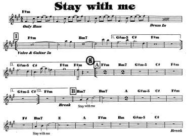 Stay With Me sheet