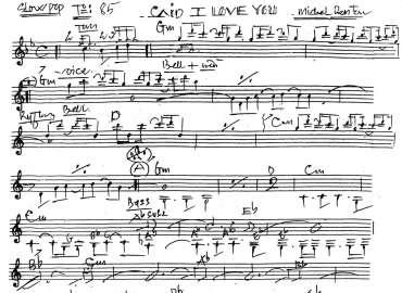 Said I Love You sheet