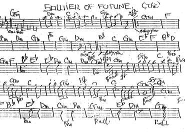 Sallier Of Fotune sheet