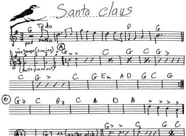 Santa Claus sheet