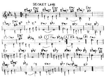Secret Love sheet