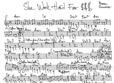 She Work Hard For sheet