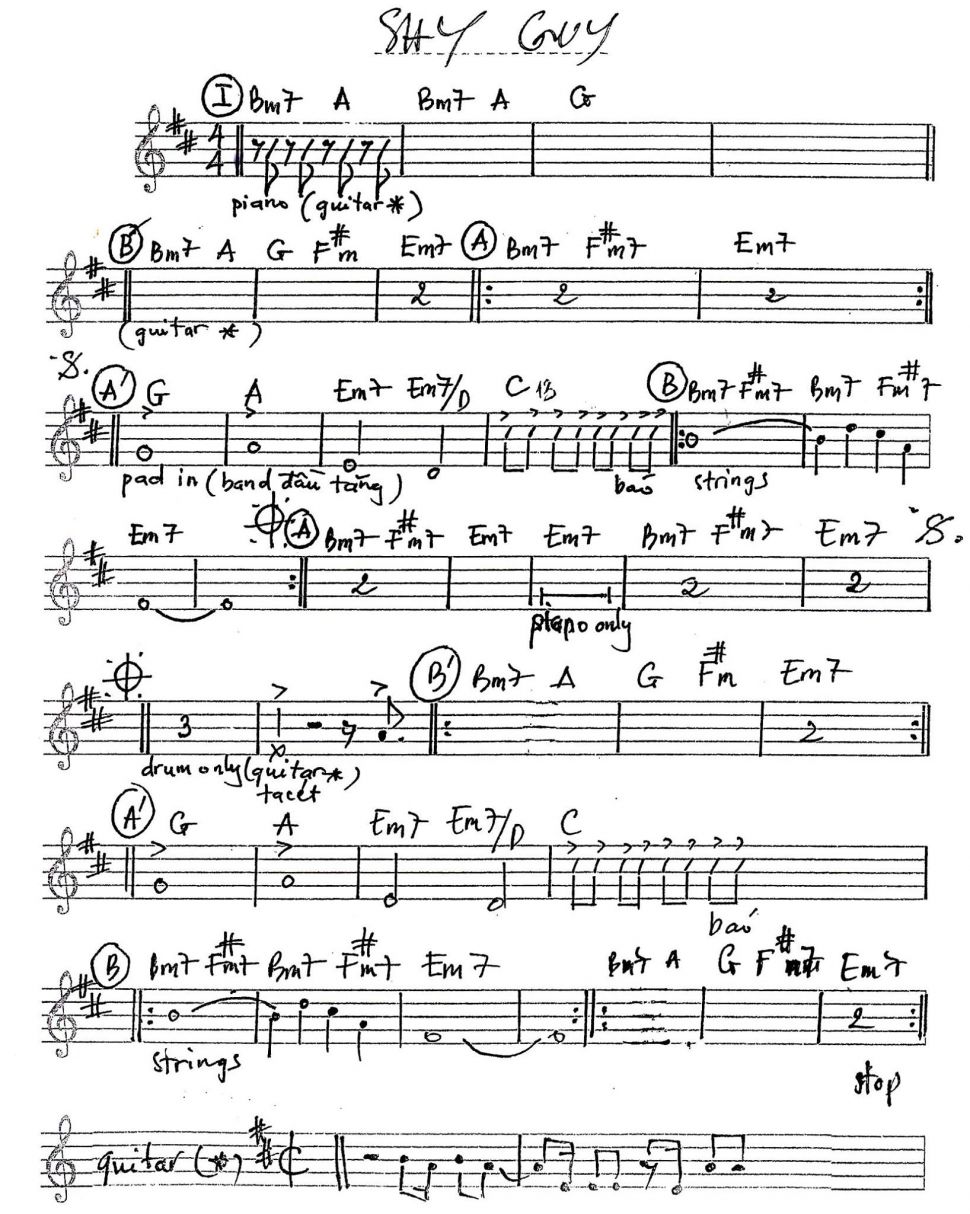 Shy Guy sheet