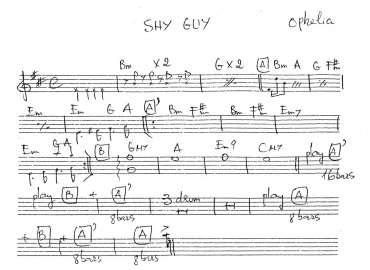 Shy Guy sheet