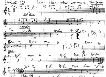 Some Time When We Touch sheet