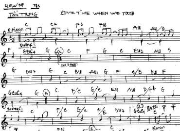 Some Time When We Touch sheet