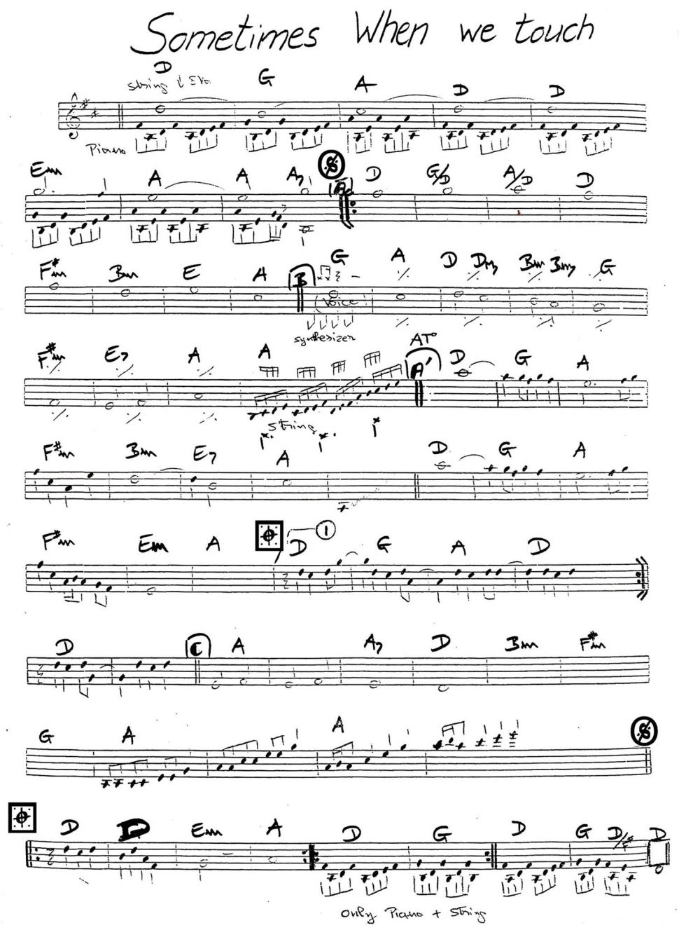 Sometimes When We Touch