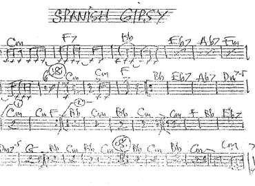 Spanish Gipsy sheet