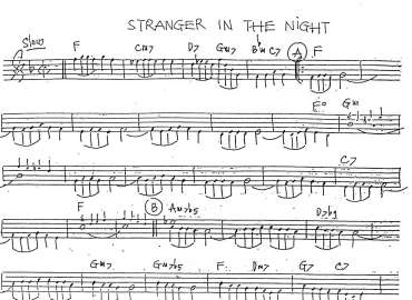 Stranger In The Night sheet